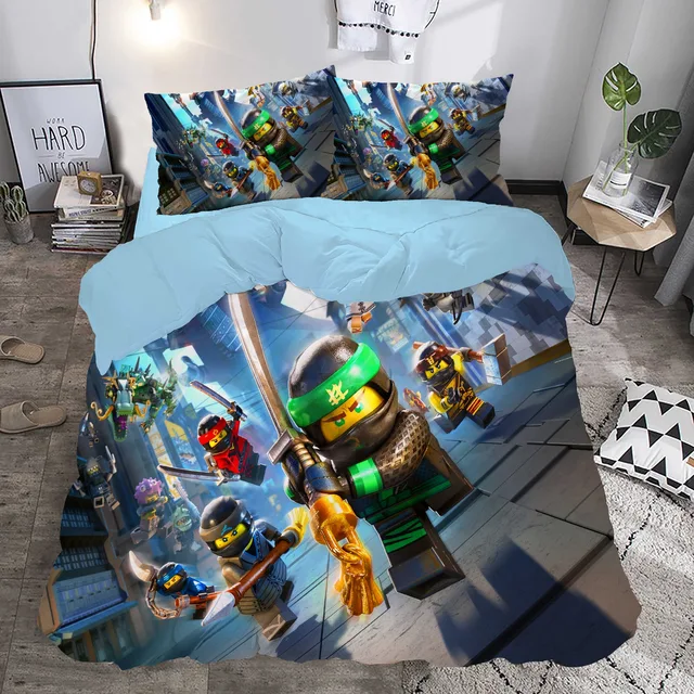 Oyuncak Ninja Savaşçılar Temalı Çift Kişilik Nevresim Takımı