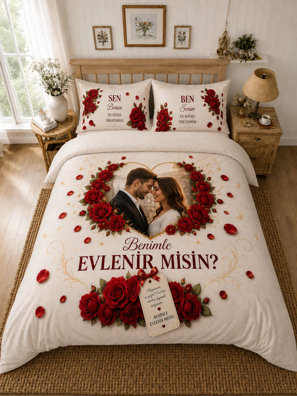 Bir Ömür Seninle Çift Kişilik Nevresim Takımı