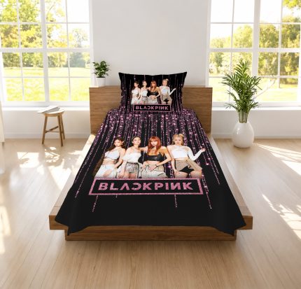 Black Pink  TEMALI TEK KİŞİLİK PİKE  TAKIMI