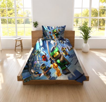 Ninjago  TEMALI  TEK KİŞİLİK PİKE  TAKIMI