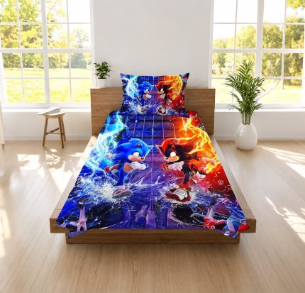 süper mario SONİC TEK KİŞİLİK PİKE  TAKIMI