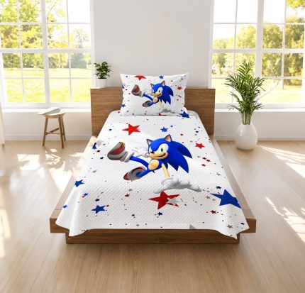 süper mario SONİC TEK KİŞİLİK PİKE  TAKIMI